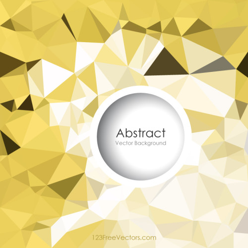 Yellow Polygonal Background Clip Art