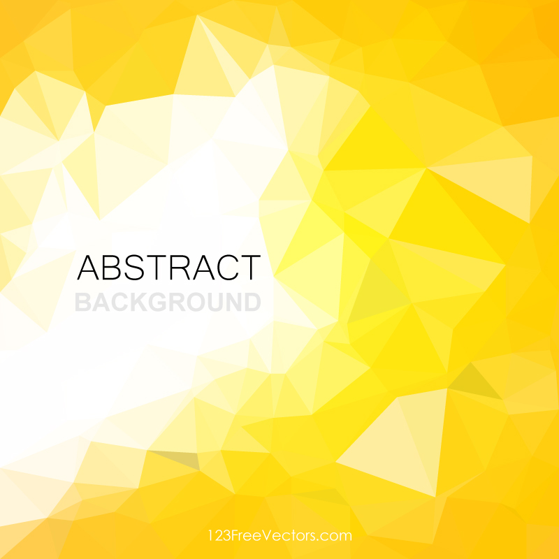 Yellow Polygonal Pattern Background Clip Art