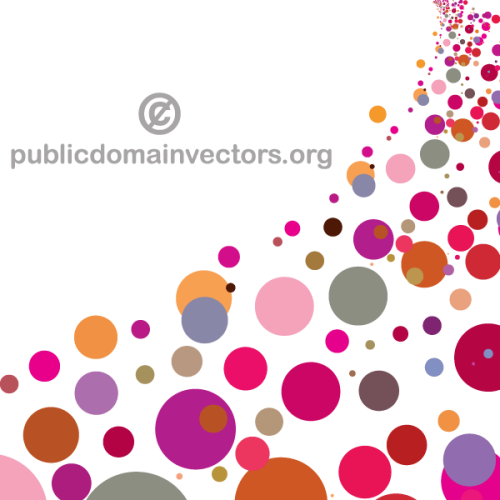 Colorful Circles Background Graphic Design
