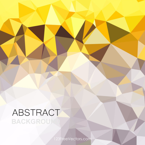 Polygonal Yellow Pattern Background Clip Art