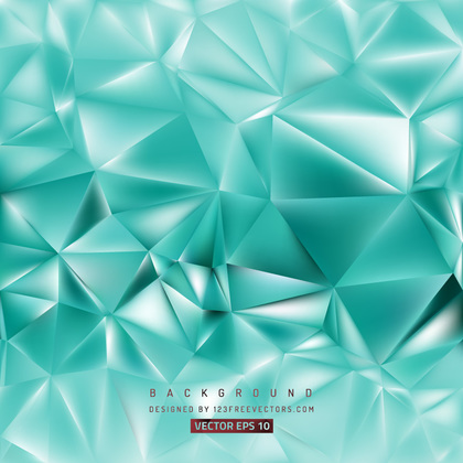 Free Turquoise Low Poly Background Illustration