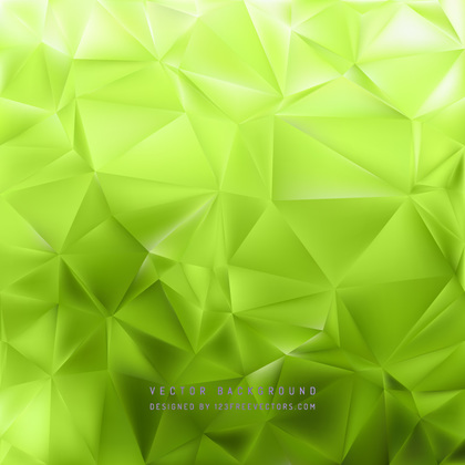 Free Abstract Green Polygon Background Template Illustration