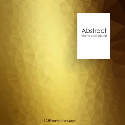 Free Abstract Gold Polygon Background Template Image