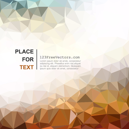 Free Abstract Light Color Polygon Triangle Background Vector