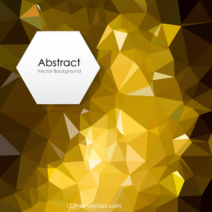 Free Abstract Cool Gold Low Poly Background Illustrator
