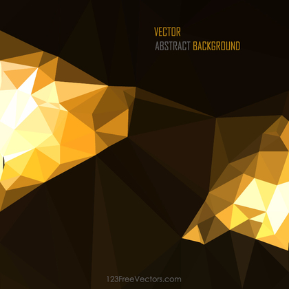 Free Cool Gold Polygon Background Vector Graphic