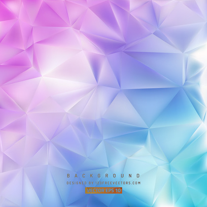 Free Abstract Blue and Purple Polygonal Triangular Background Graphic
