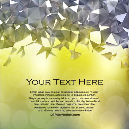 Free Green and Grey Polygon Background Illustrator