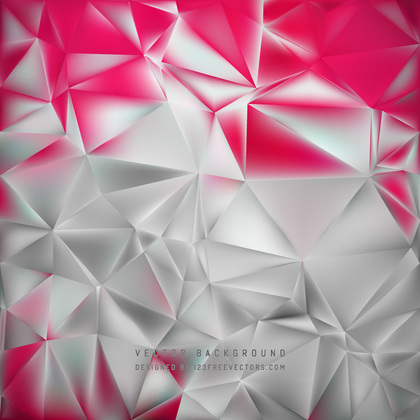 Free Pink and Grey Polygonal Background Illustration