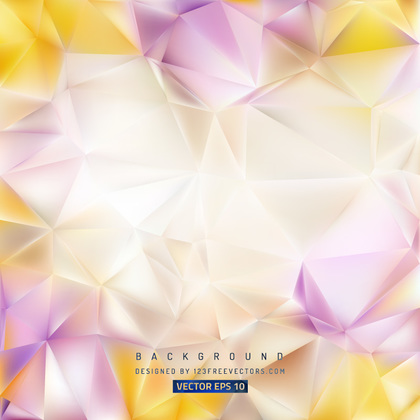 Free Purple and Yellow Polygon Triangle Background Image
