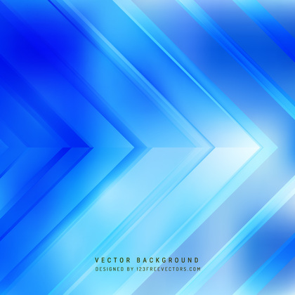 Free Abstract Blue Arrow Background Graphic