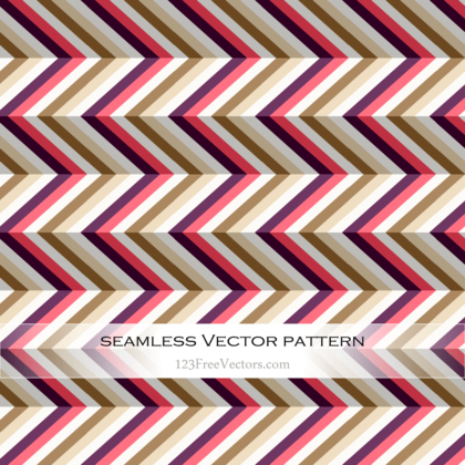 Colorful Zig Zag Pattern Background Vector