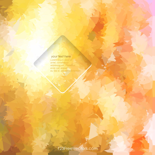 Orange Polygonal Background Clip Art