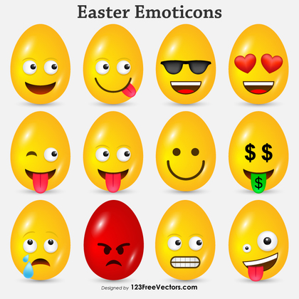 Easter Emoticons