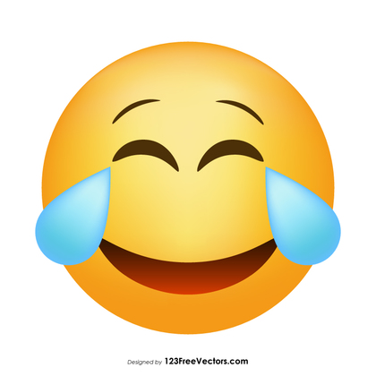 Face with Tears of Joy Emoji Clipart