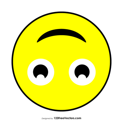 Upside-Down Face Emoji