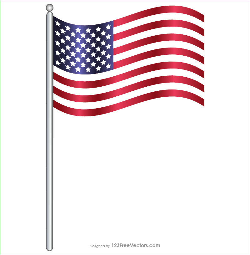 US Flag Flying