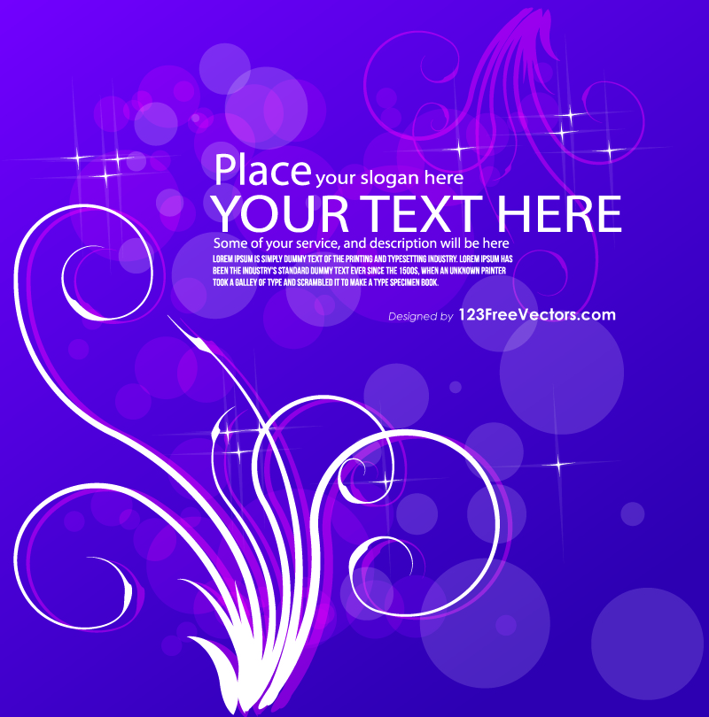 Vector Floral Background