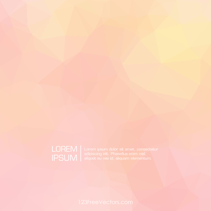 Light Pink Abstract Low Poly Background Template