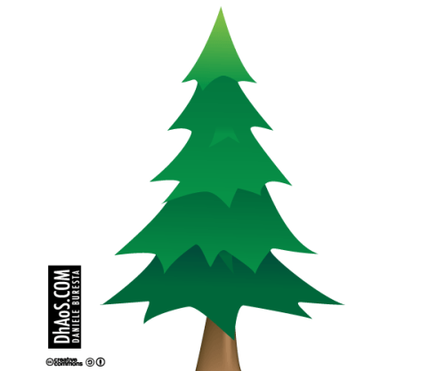 Christmas Tree Vector Image Free Download