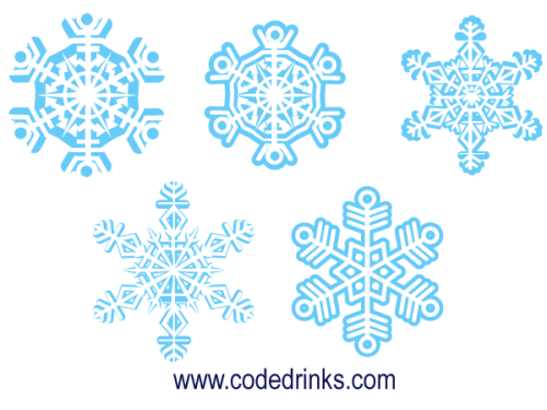 Christmas Snowflakes Illustration