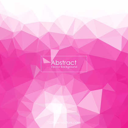 Pink Abstract Polygonal Triangular Background Graphics