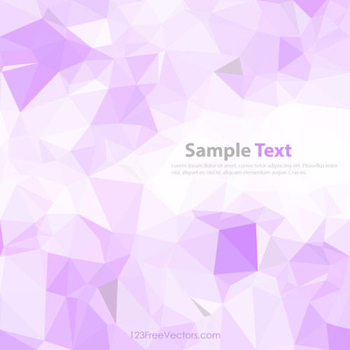 Light Purple Abstract Polygonal Pattern Background Clip Art