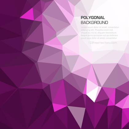 Dark Purple Polygonal Background Design