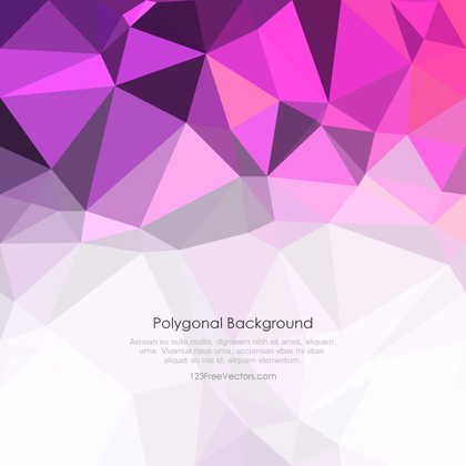 Purple Abstract Polygonal Triangular Background Template