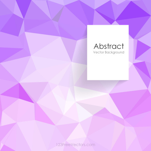 Purple Abstract Polygonal Background Clip Art