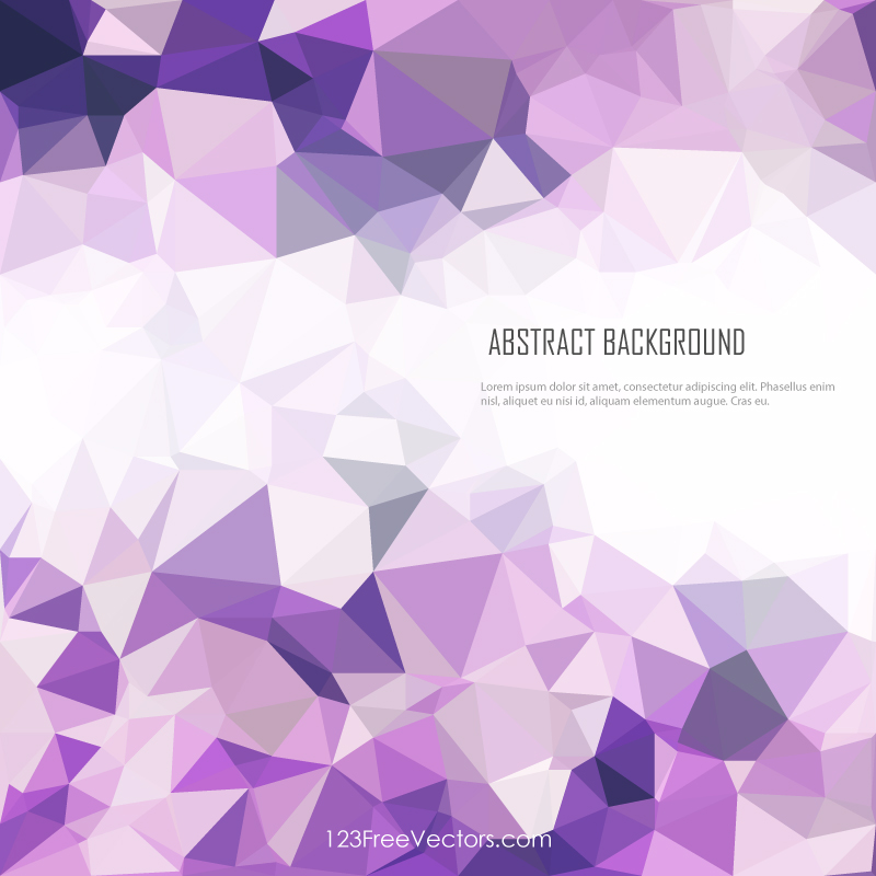 Polygonal Purple Background Clip Art