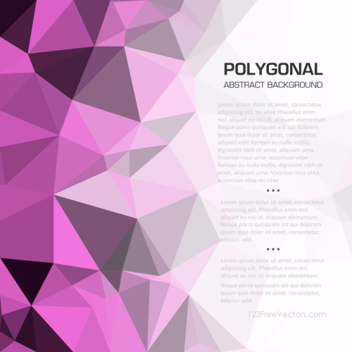 Purple Abstract Polygonal Pattern Background Clip Art