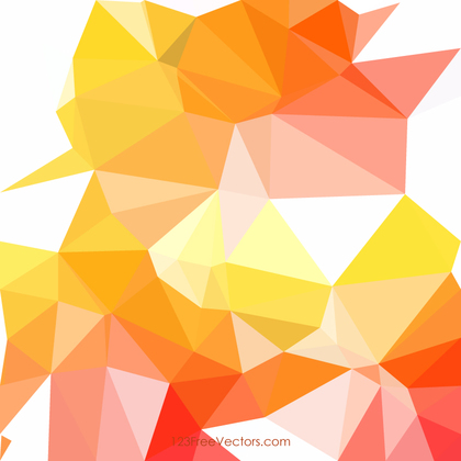Red Yellow Polygonal Pattern Background Graphics