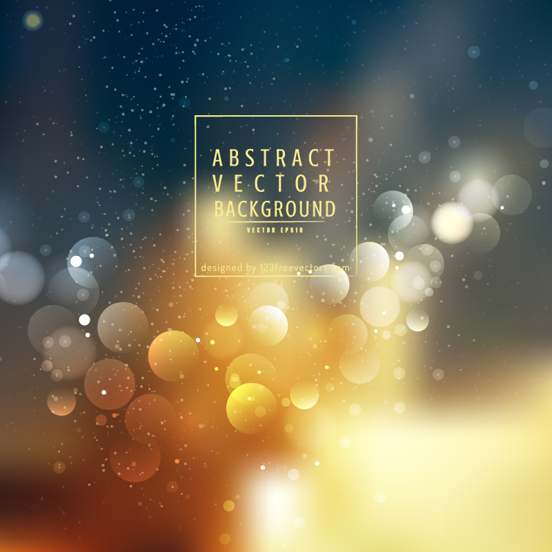 Abstract Colorful Bokeh Backdrop