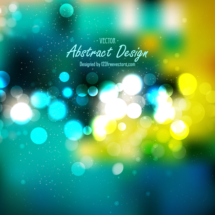 Abstract Colorful Bokeh Background Stock Vector