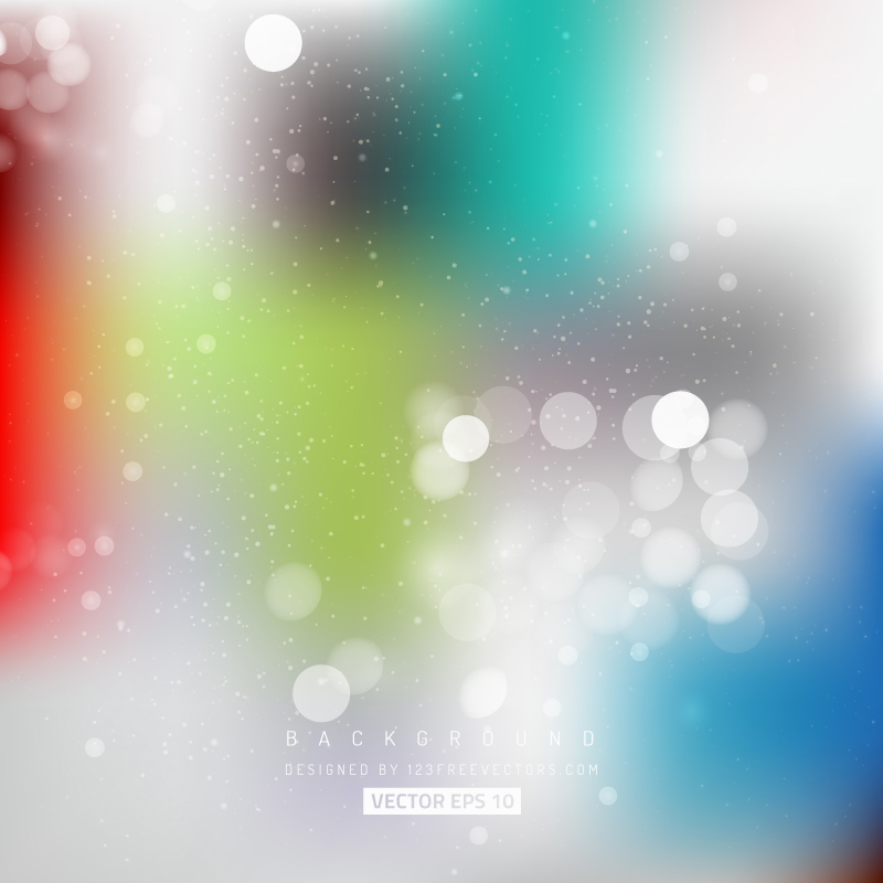 Colorful Bokeh Backdrop