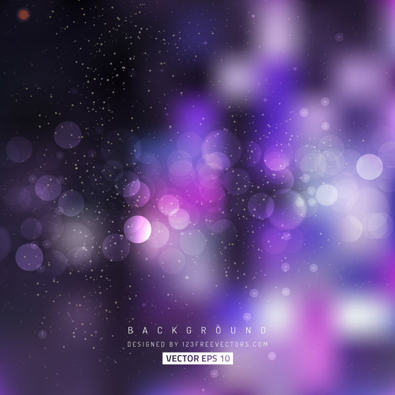 Blurred Dark Purple Lights Background