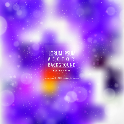 Vector Purple Bokeh Background Image