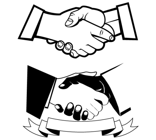 Handshake Free Vector Art