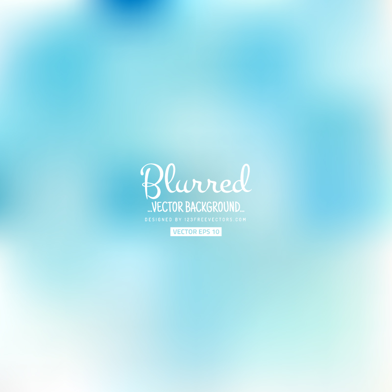 Abstract Light Blue Blurred Background