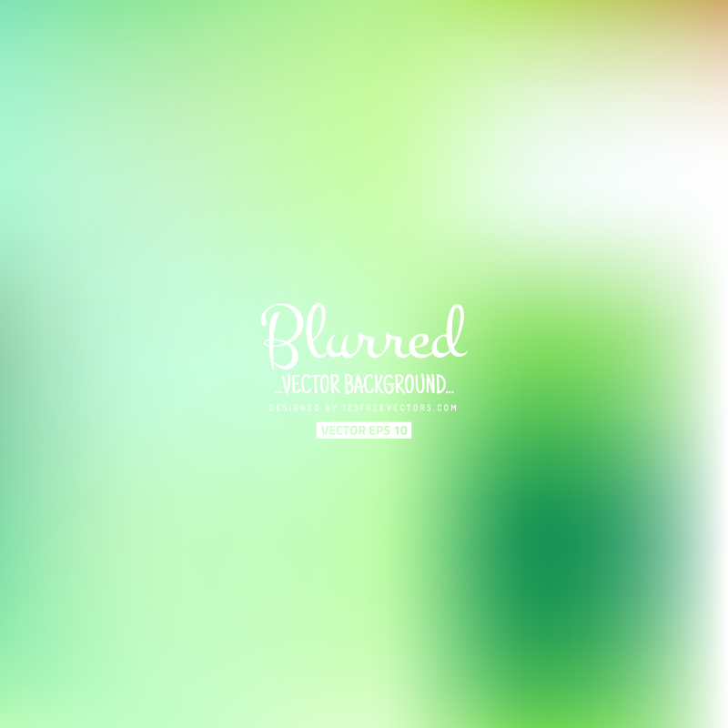 Light Green Blurred Background