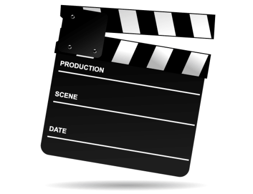Free Movie Clapper Board Clip Art