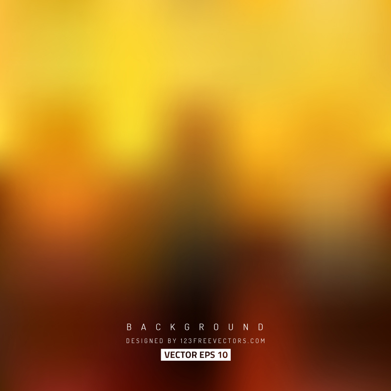 Dark Orange Blurry Background