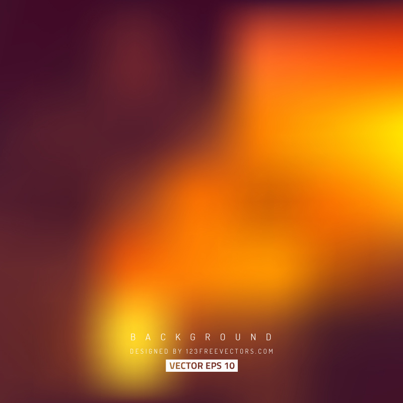 Dark Orange Blur Background
