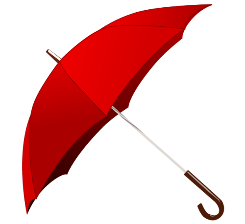 Free Red Umbrella Clip Art