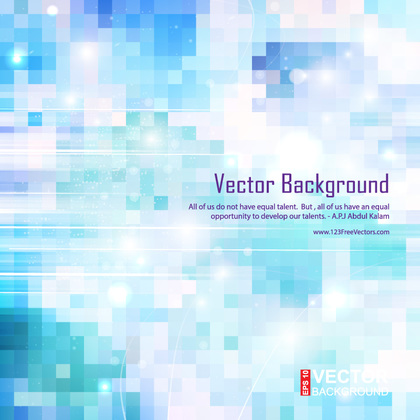 Blue Square Background Vector Illustration