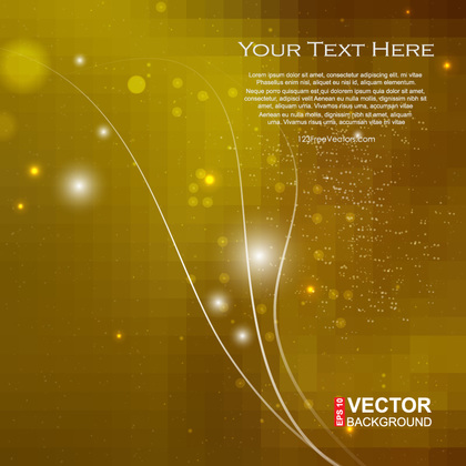 Gold Square Background Vector