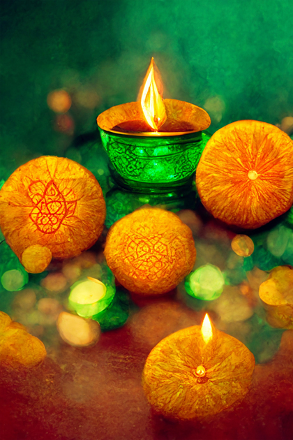 Happy Diwali Card Design