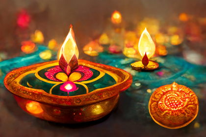 Diwali Greeting Card Image