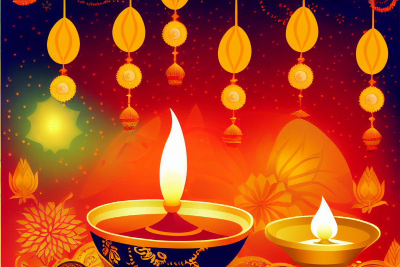 Happy Diwali Card Design